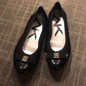 Anne Klein black flats